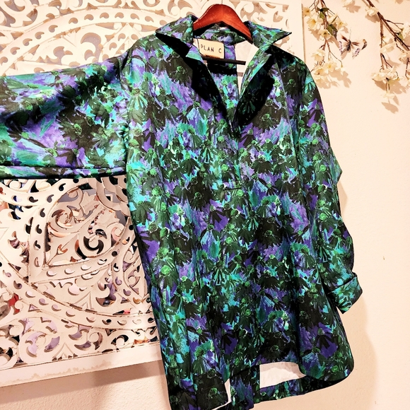 PLAN C FLORAL NWOT SIZE 46 - Picture 9 of 16